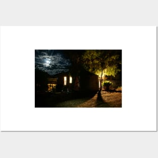 Moon light at Magpie Springs - Adelaide Hills Wine Region- Fleurieu Peninsula. South Australia Posters and Art